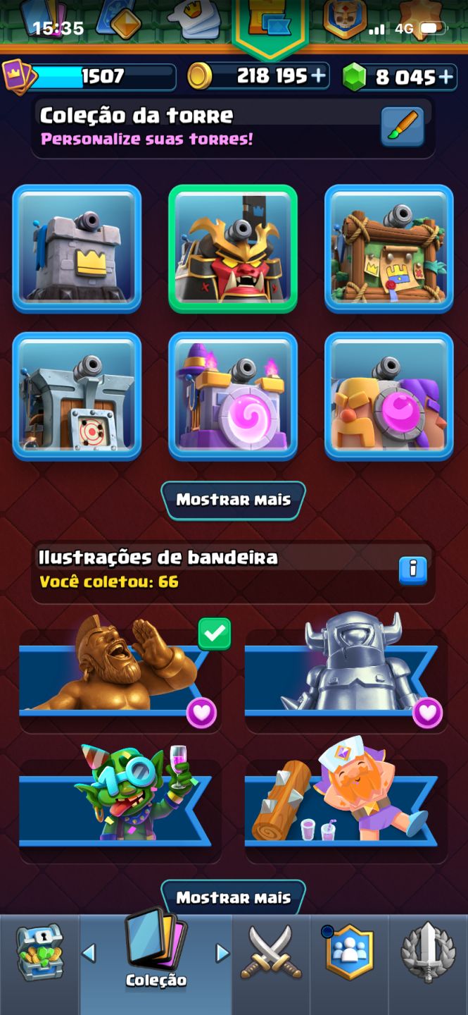 Conta clash royale muito boa, 8 anos