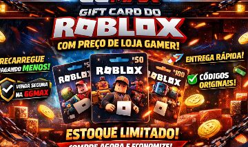 Gift Card 50R$ Roblox ( Melhor preço ) - Roblox - Robux - GGMAX
