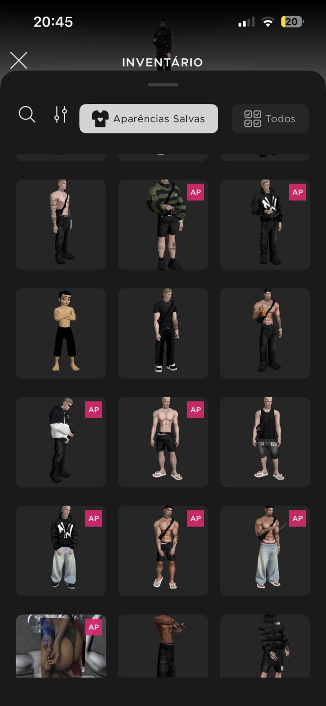 CONTA MASC IMVU AP + AGE