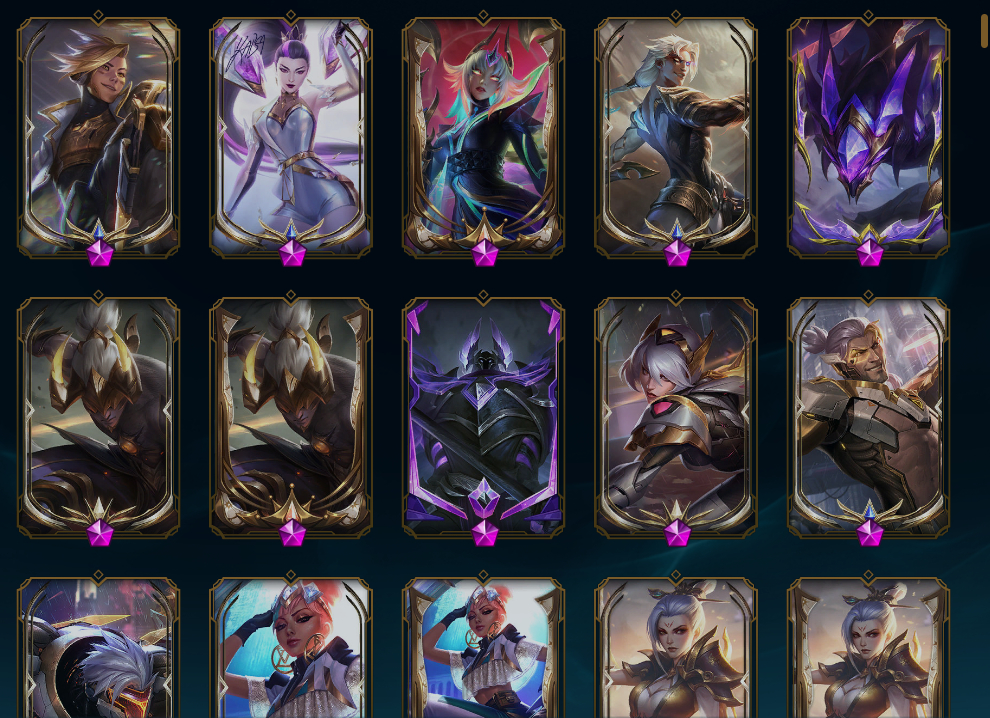 Conta LoL nivel 1080 514 skins +R$3k lol +R$400 valorant