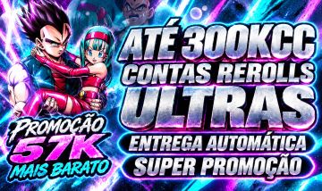 MEGA PROMOÇÃO DRAGON BALL LEGENDS | ULTRAS LR 50K-300KCC IOS/ANDROID MAIS BARATO