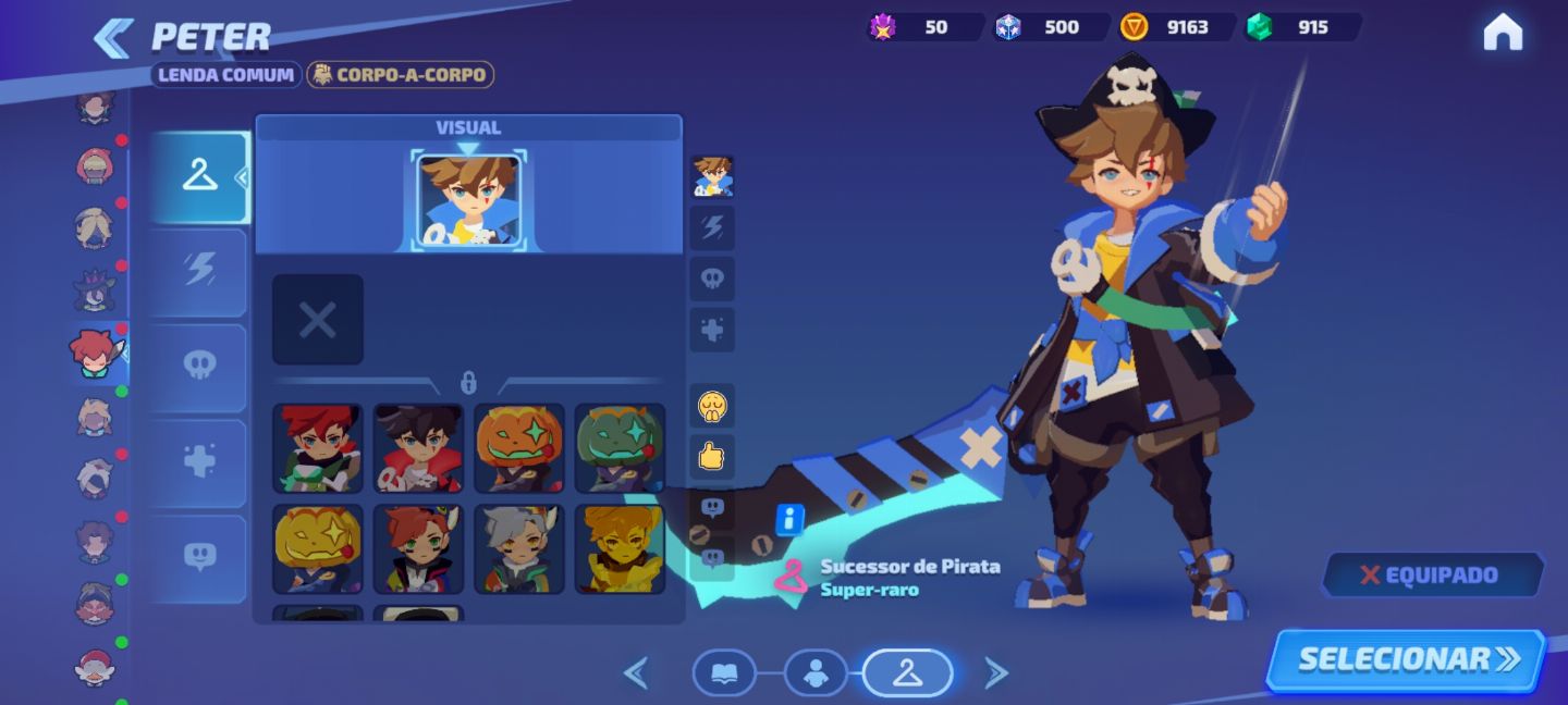 CONTA DEIS DE 2021 COM SKIN RARA DO PETER, SMASH LEGENDS ( PROMOÇÃO )