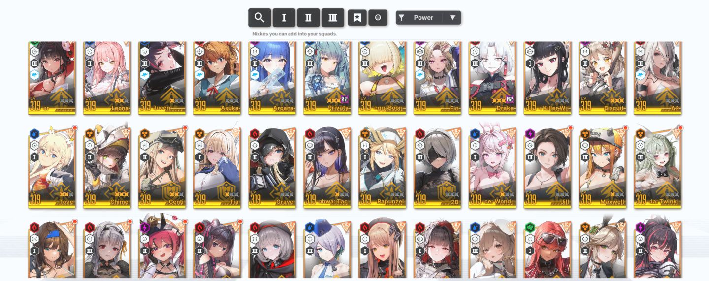 Conta Top RANKEADA NVl.320 - GoW NIKKE - Mais de 200 Limitadas + Full Collab!