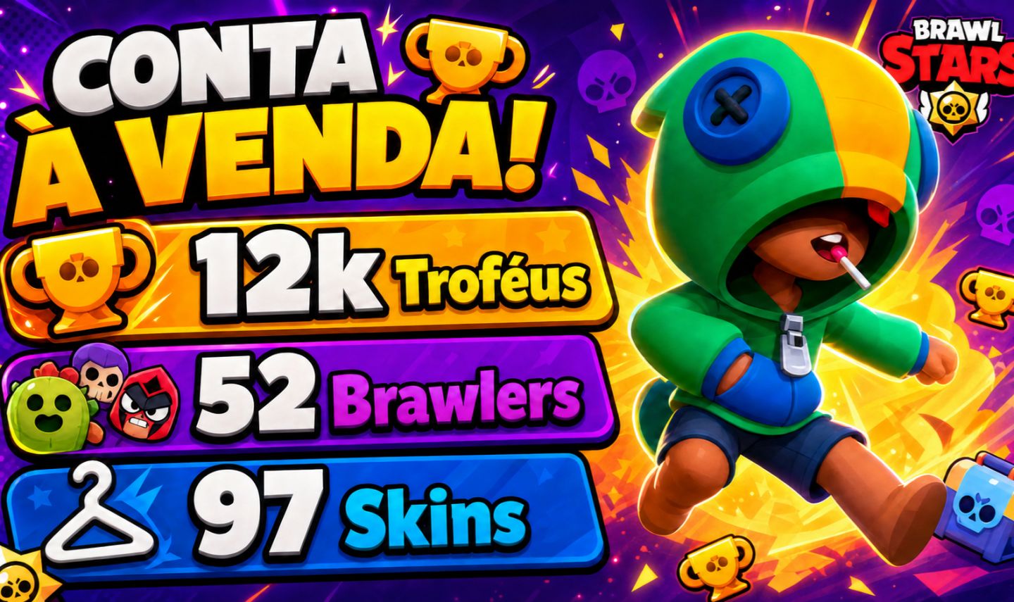 BRAWL STARS | 12K DE TROFÉUS | 52 BRAWLERS | 97 SKINS