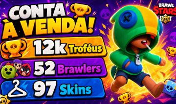 BRAWL STARS | 12K DE TROFÉUS | 52 BRAWLERS | 97 SKINS