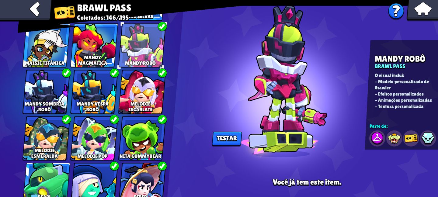 Conta Brawl Stars 26K troféus