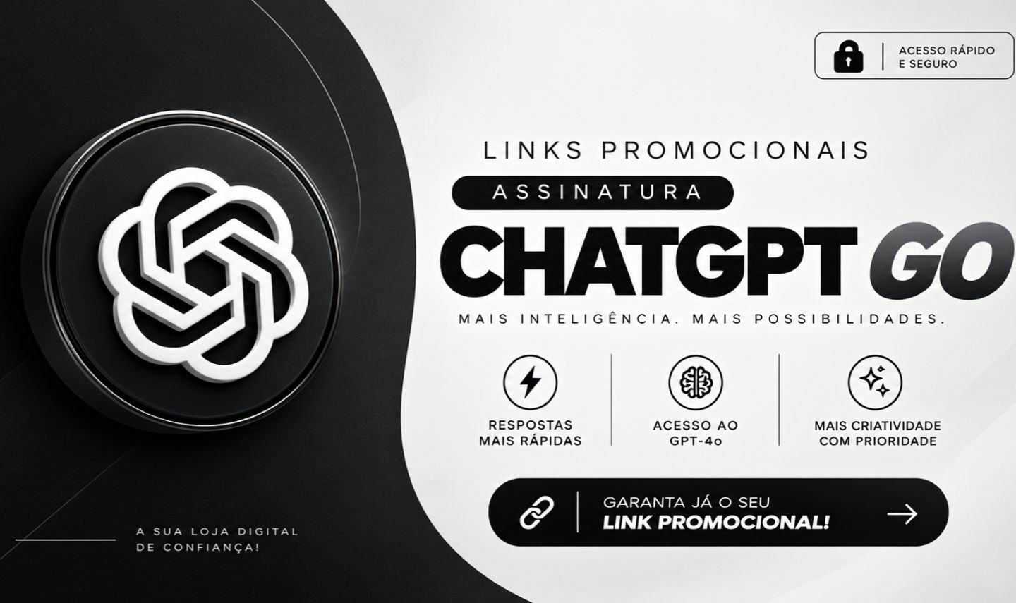 CHAT GPT GO(VIA LINK) ENTREGA AUTOMÁTICA (LEIA A DESCRIÇÃO)