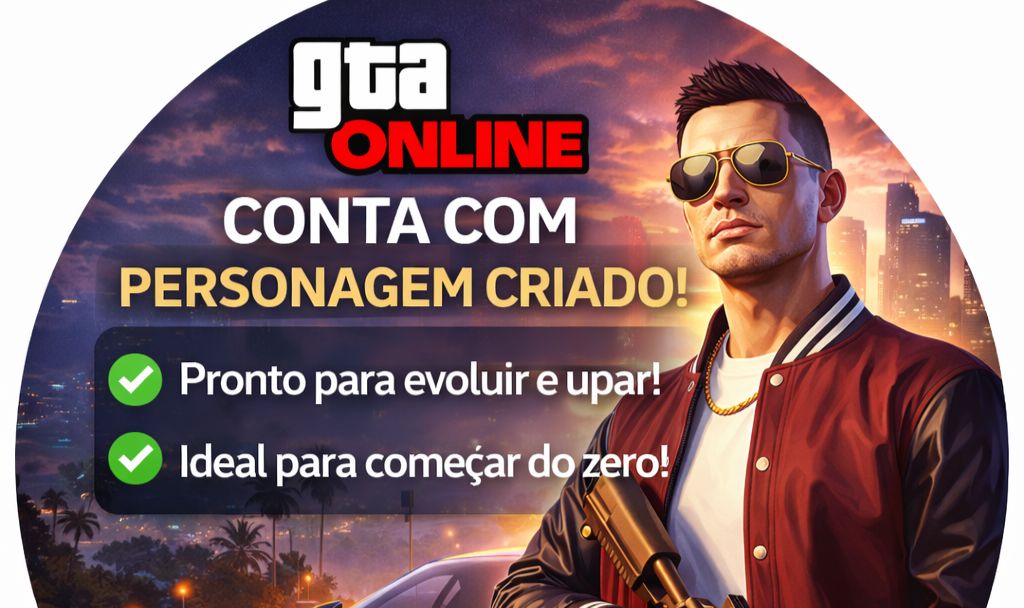 CONTA GTA ONLINE SOMENTE COM PERSONAGEM Xbox one ou séries s