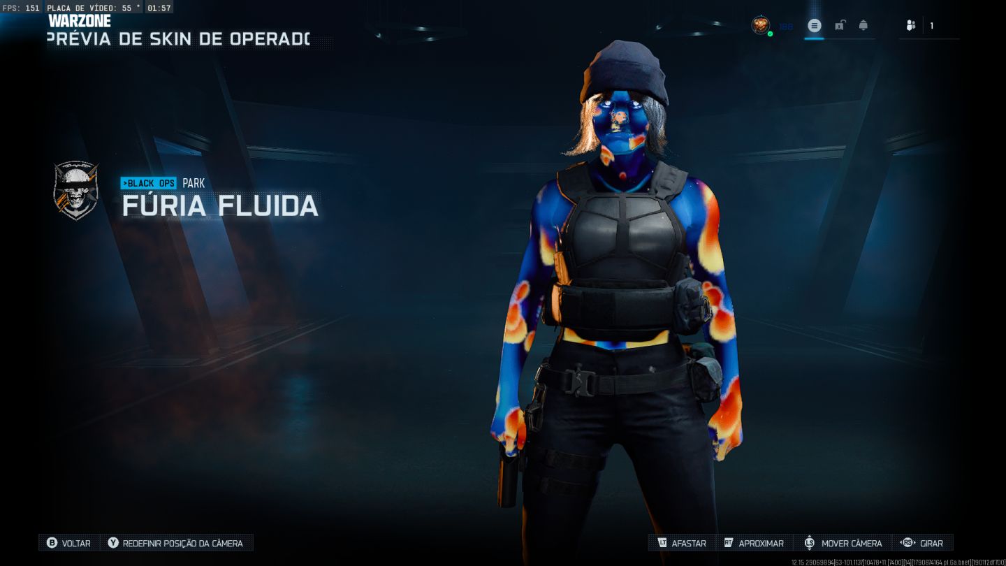 CONTA COD WARZONE COM SKINS TRYHARD