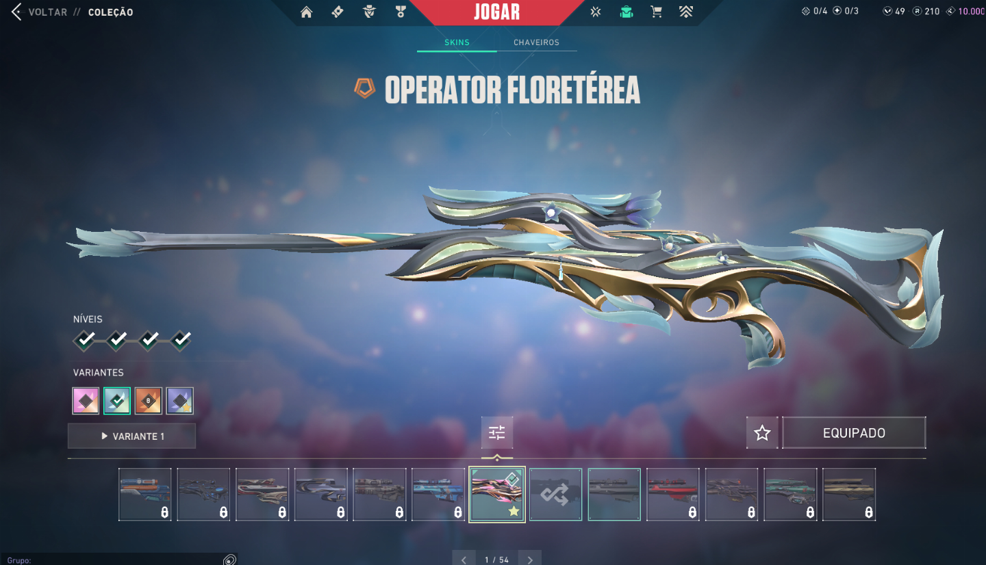 Conta Valorant faca Xenohunter, mmr baixo e algumas skins