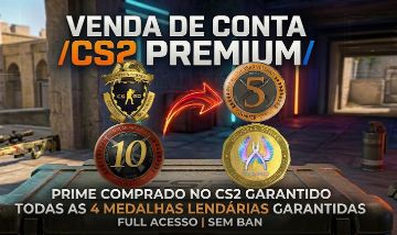 CS2 PRIME 4 MEDALHAS