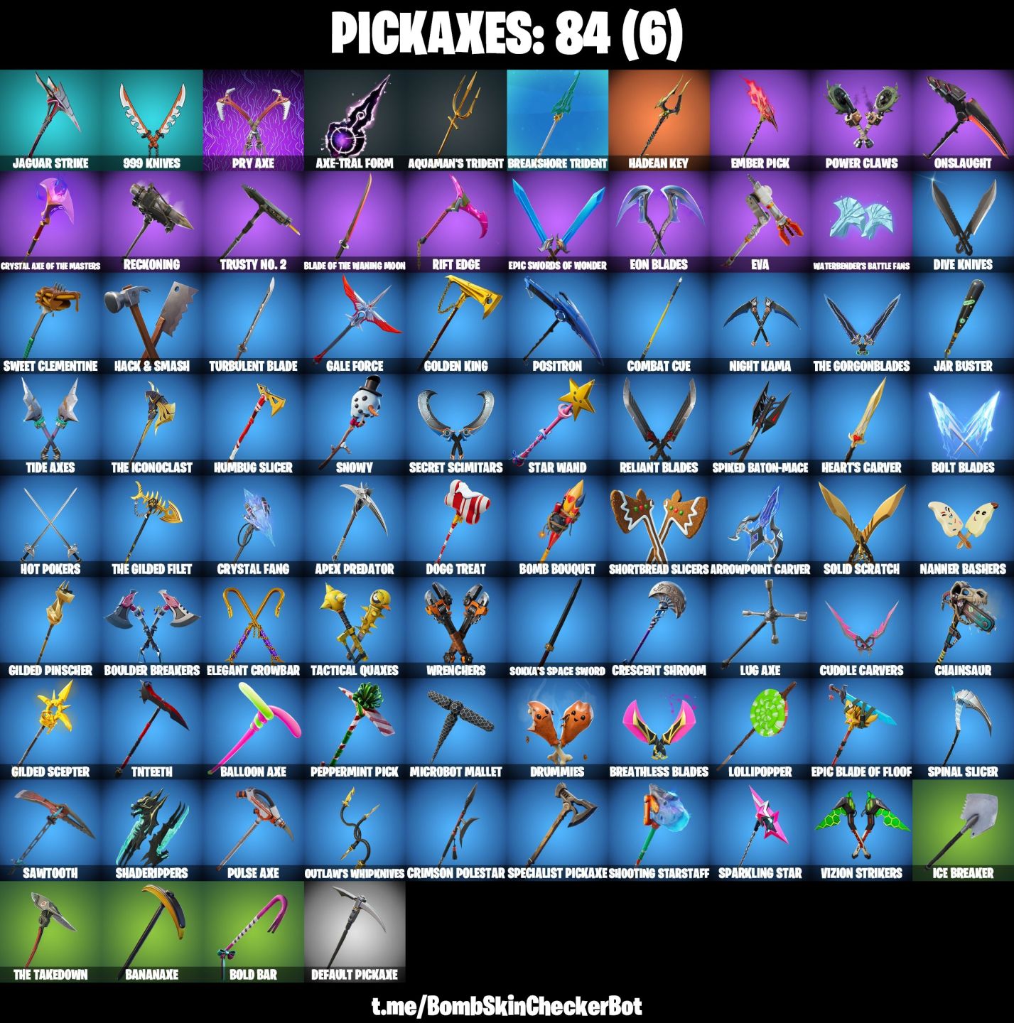 70 Skins - O ceifador, S2 inc, Gold midas, Drift (stage 5) & omega