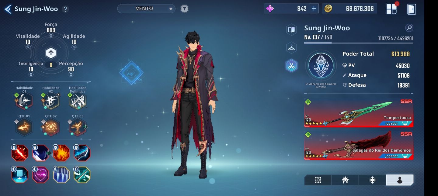 Solo Leveling Alto Nível 150. Seja o Overpower que deseja ser!