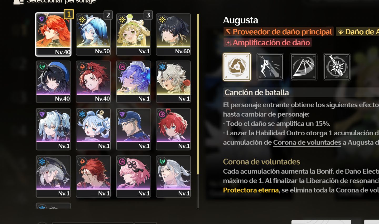 Pack de contas wunthering waves com a cantarella