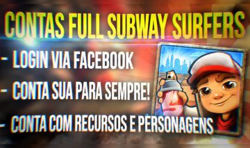 CONTAS FULL Subway Surfers (FULL ACESSO)