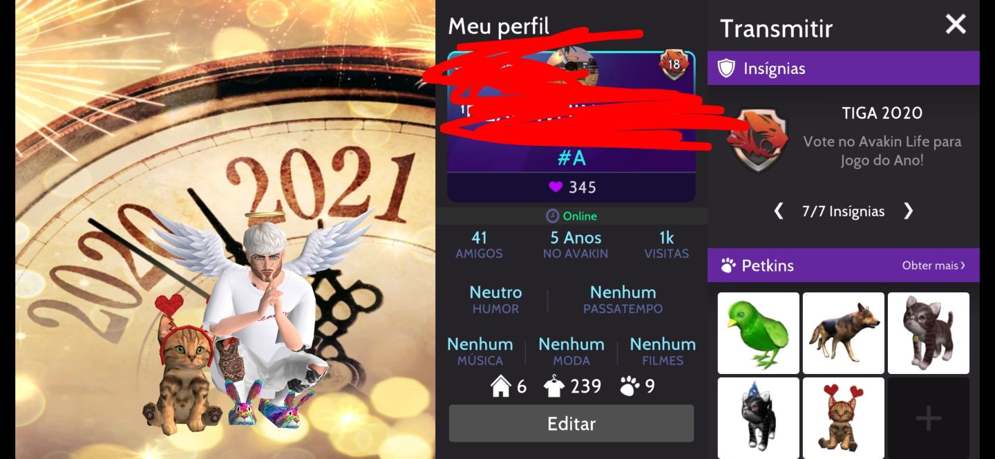 Conta Extremamente rara AVAKIN life
