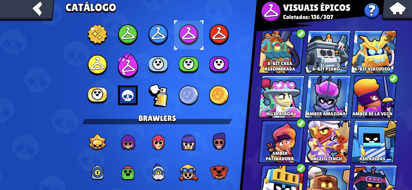 CONTA DE BRAWL TOP 80K DE TROFÉUS COM FAMA SOLAR