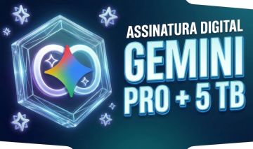 Assinaturas Digitais & IA | Gemini Pro 5TB