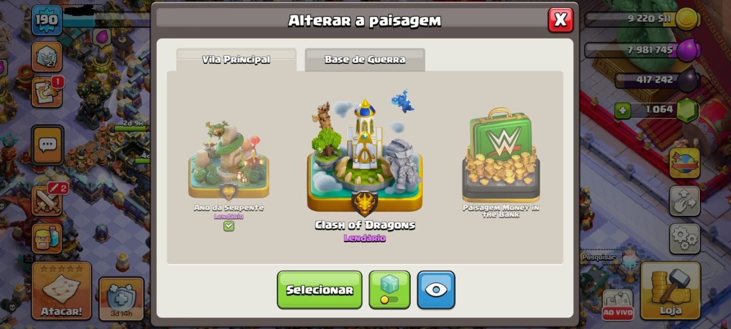 Conta Clash of clans CV 18 Rara: Bolos de Aniversário e Árvores de Natal 2025!