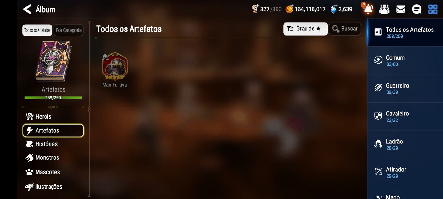Conta end game epic seven 100% do álbum