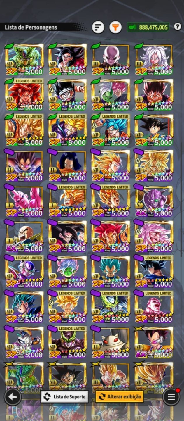 Conta end game com o Goku do mangá com os meta do jogo