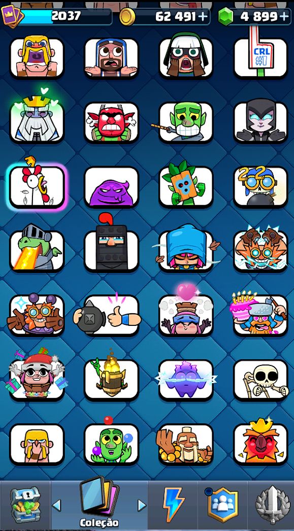 Conta de Clash Royale