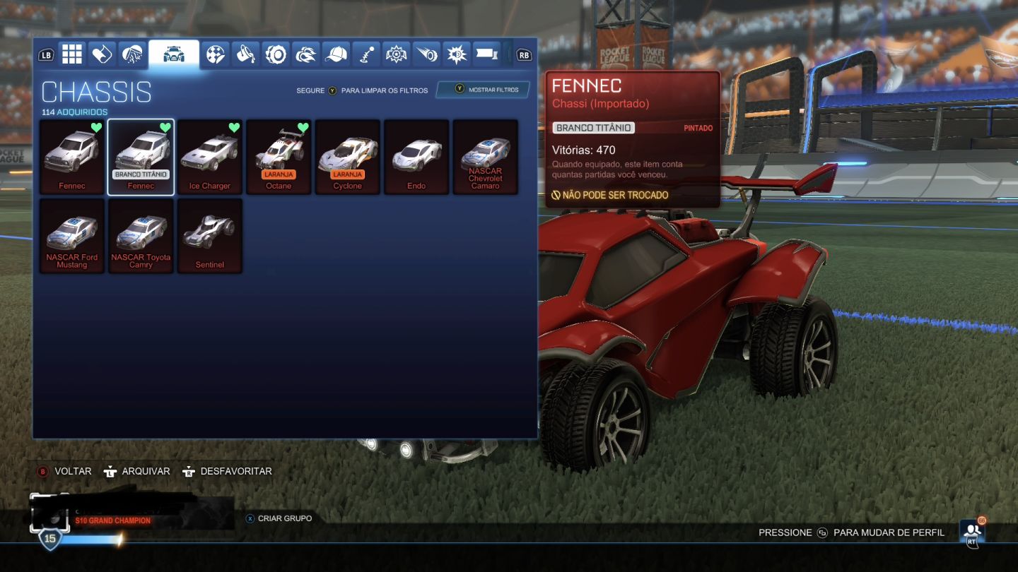 CONTA ROCKET LEAGUE TAGS GC E TURBINADA DE ITENS RAROS, OPORTUNIDADE PREÇO BOM!