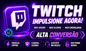 [MAIS BARATO DO SITE] SEGUIDORES TWITCH (SEGUIDORES/VIEWS)