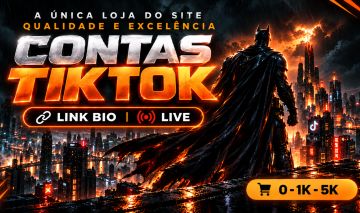 CONTAS TIK TOK BR| 1k a 7k live estúdio cel+Garantia+suporte PROMOÇÃO ÍMPERDIVEL