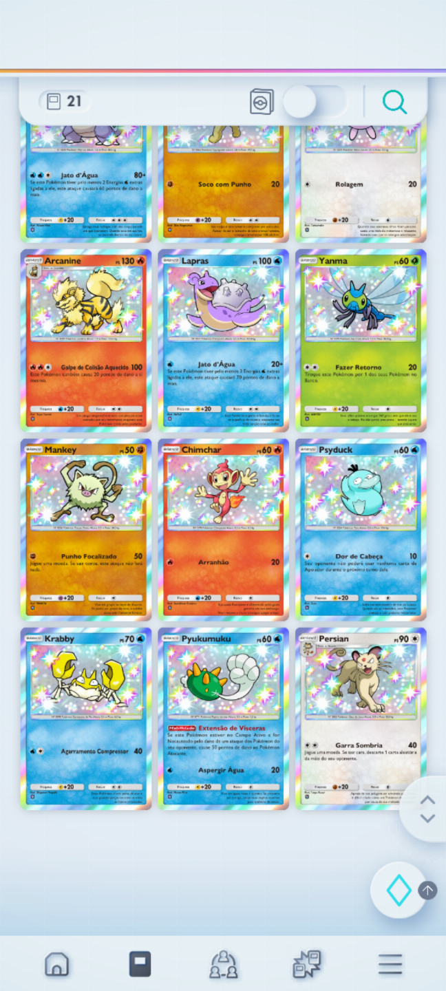 Conta TCG Pokémon LvL 52