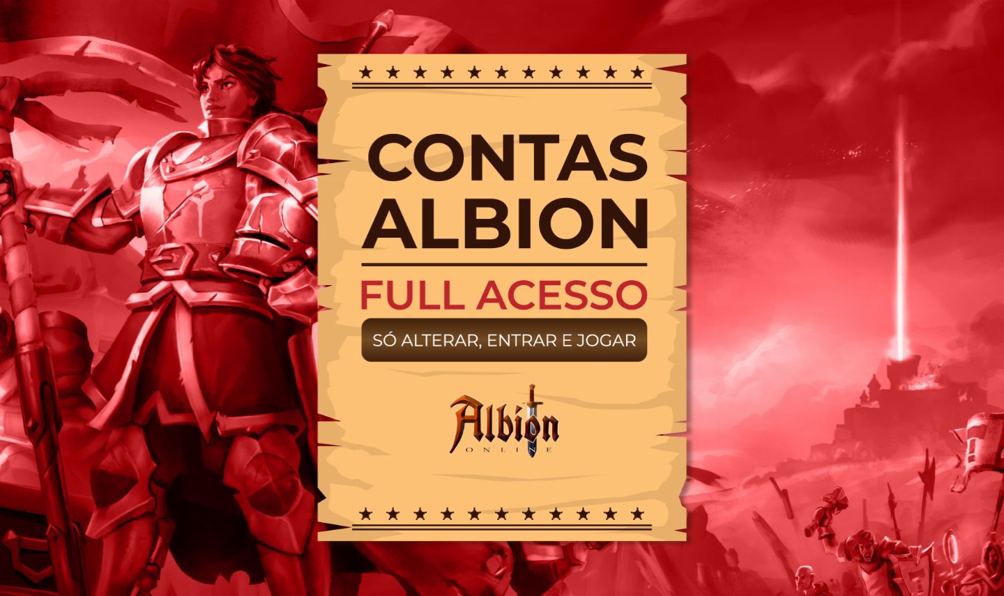 CONTAS ALBION A PARTIR DO T4 | FULL ACESSO