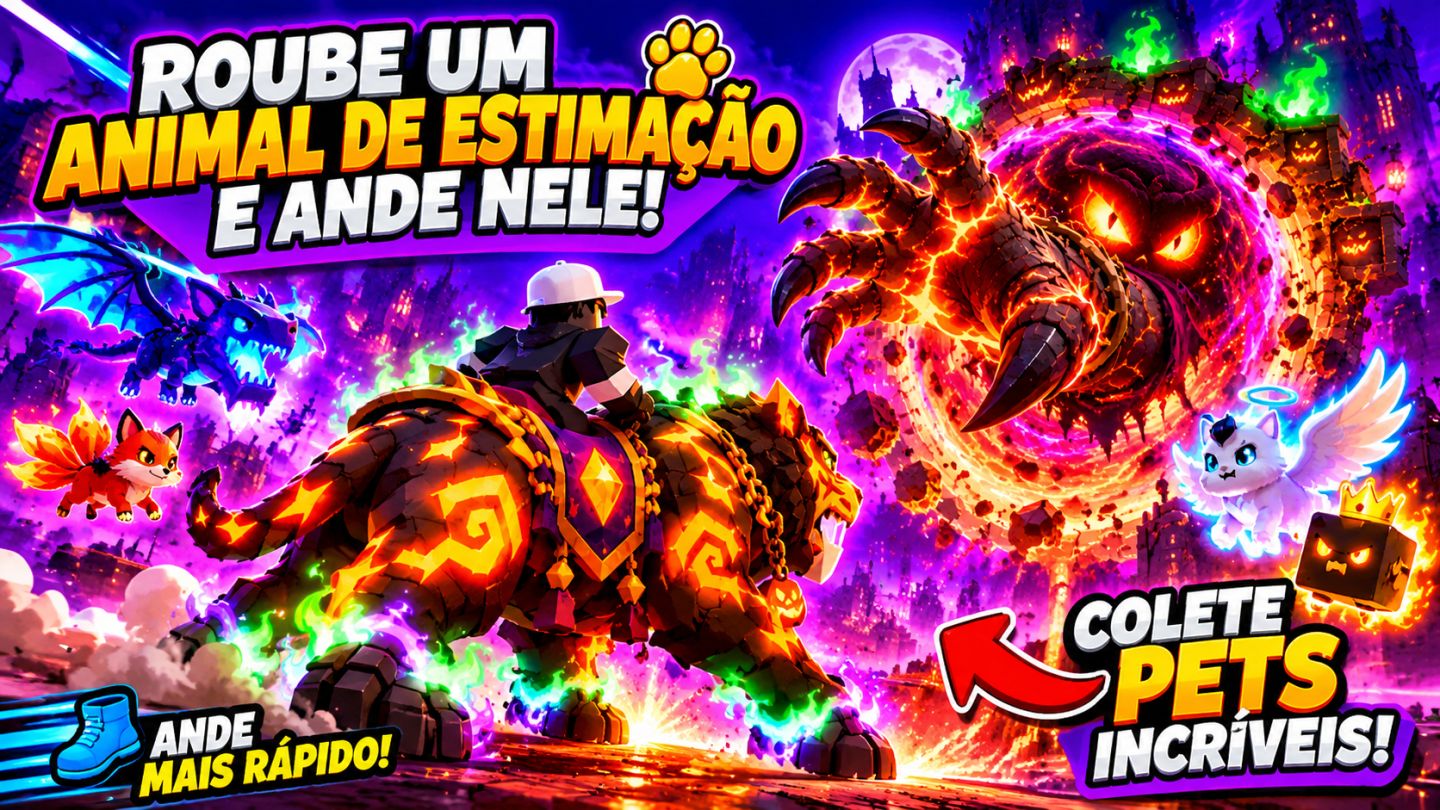 Roube um animal de estimação e ande nele! // steal a pet and ride it // Pets ++