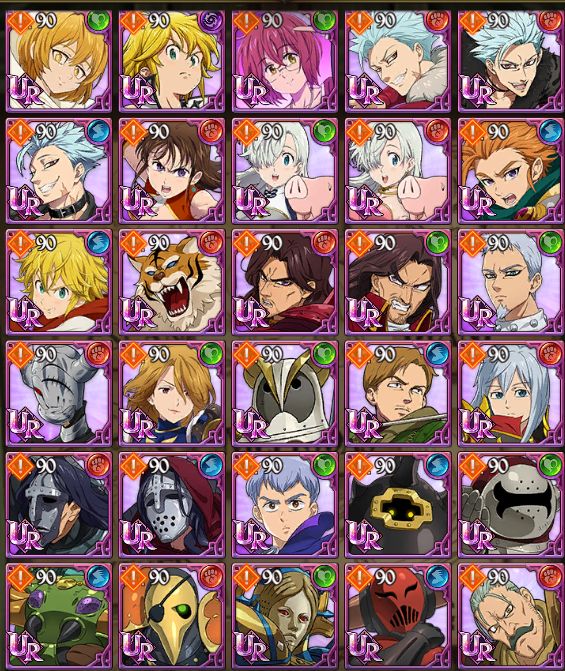7DS Grand Cross Global | 2M+ Buff | Heimdallr nível 100, Odin nível 100 | 2 LR