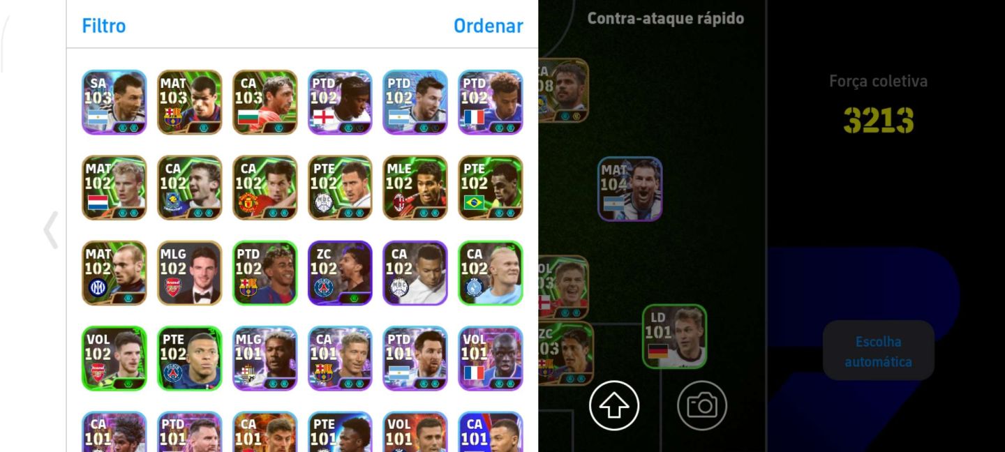 Conta efootball full/ Antiga