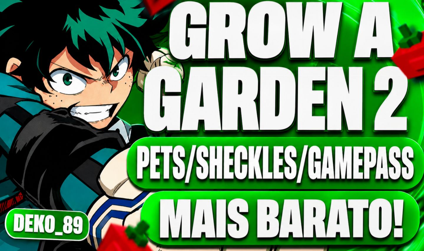 (PETS BIG) GROW A GARDEN 2/CULTIVE UM JARDIM 2 - PETS/MOEDAS/GAMEPASSES
