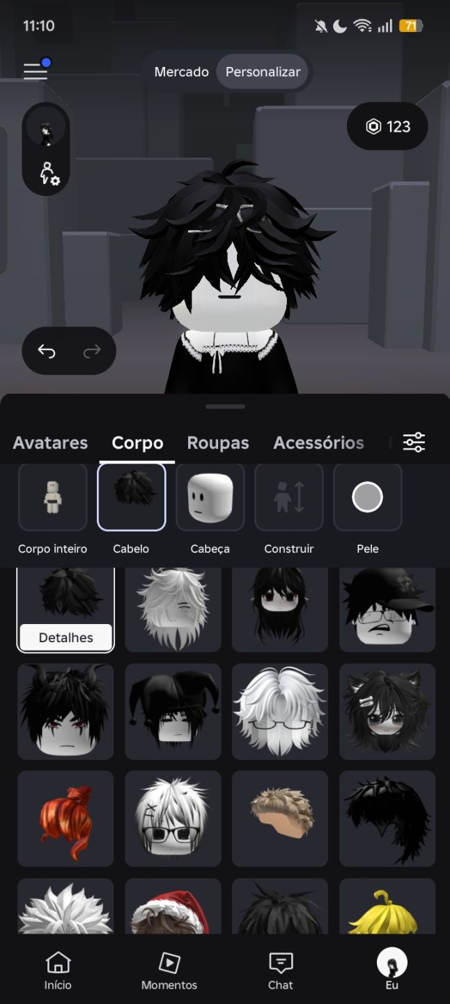 Conta de roblox