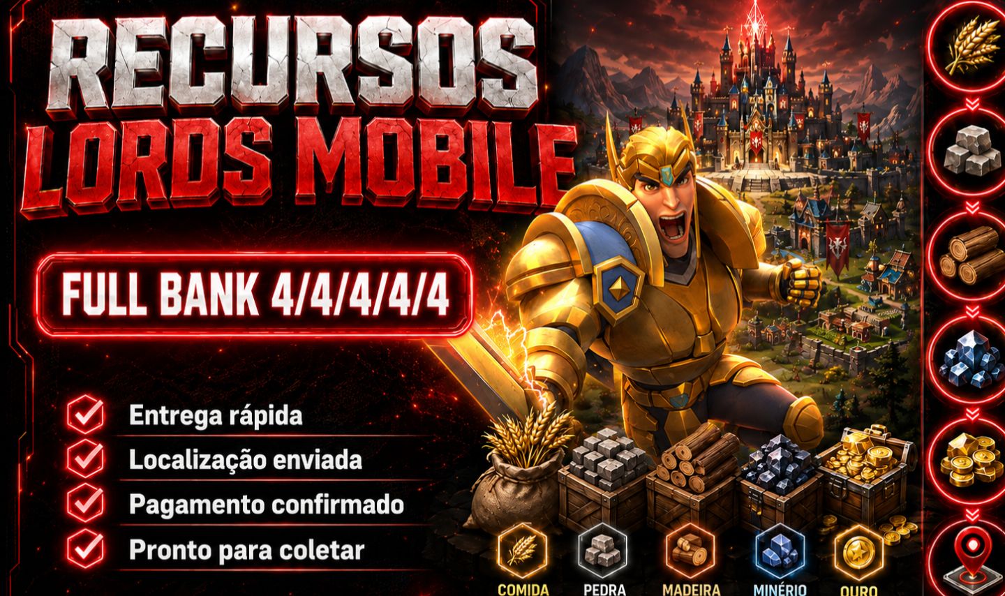 Recursos Lords Mobile (Full Bank)