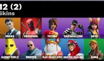 CONTA COM 12 SKINS TRYHARDS GOLFERETA E PICARETA DA MULHER GATO