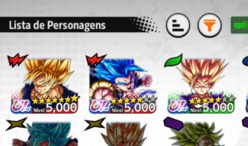 Conta com novo Gogeta ssj BLUE ultra e Goku ssj3 Daima lr