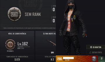 PUBG PLUS+ | NÍVEL 162 | MEDALHA 3y | FULL-ACESSO | ENTREGA RÁPIDA