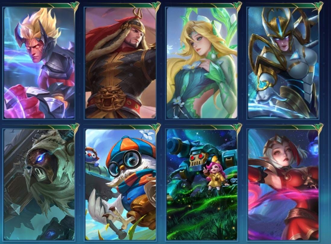 Conta mobile legends com muitas skins