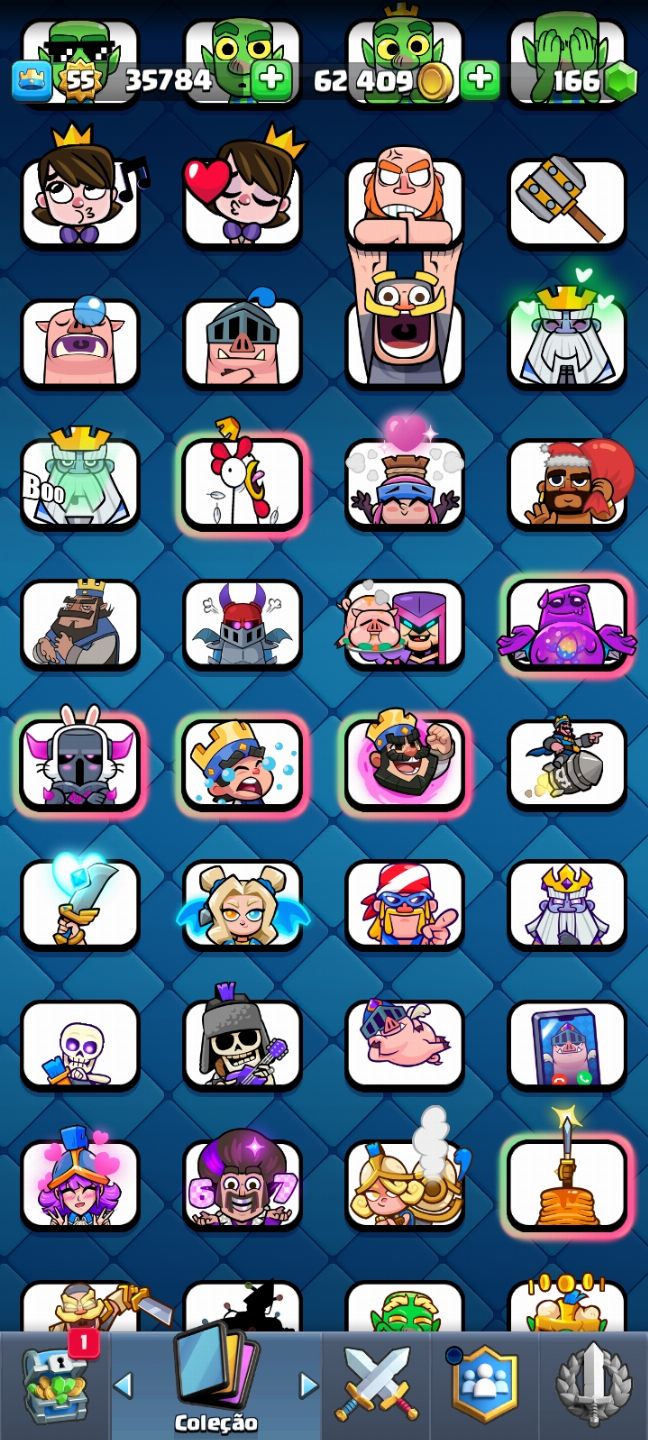 Conta Clash Royale 10590 troféus leia a descrição