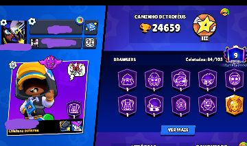 CONTA BRAWL STARS 24K TROFÉUS | 9 PRESTÍGIOS | SKINS EXCLUSIVAS | RECURSOS ALTOS