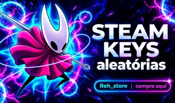 Steam Key Aleatória | Chance de Jogos Raros + Brinde