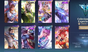 CONTA DE MOBILE LEGENDS COM 90 SKINS