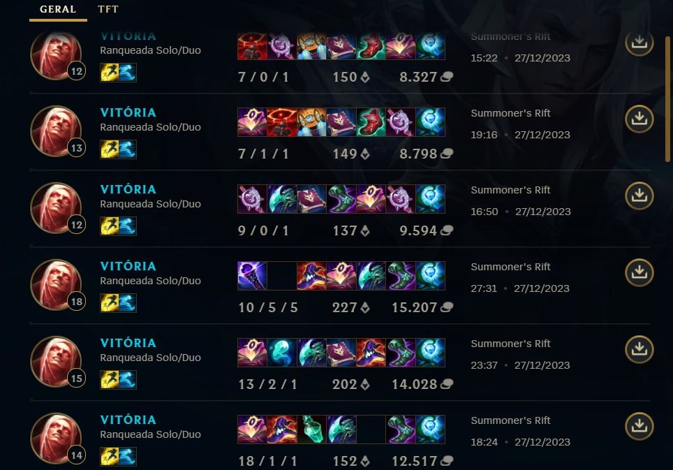 ELOJOB/SERVIÇO/MD10/VITÓRIAS - League of legends - PROMOÇÃO
