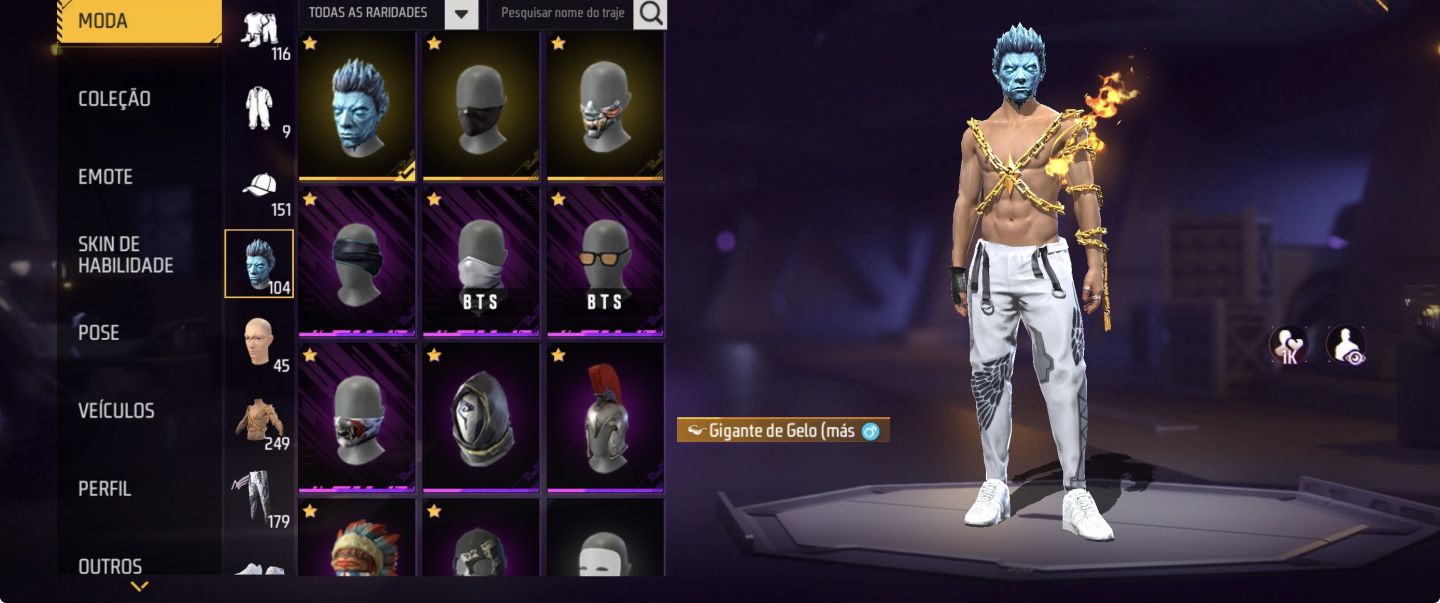 CALÇA ANGELICAL+TOP CRIMINAIS+ARMA EVOLUTIVAS+PUNHOS+BANDEIRAO+PLANADOR
