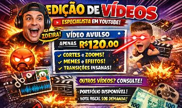 EdiçãO de vídeos para YouTube!