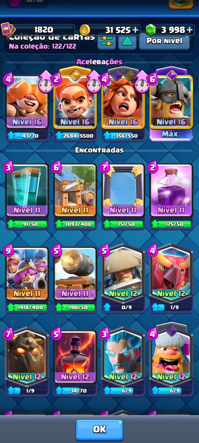 Conta Clash Royale!!!