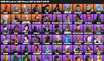 Conta Fortnite 69 Skins | Spider-Gwen, Doom Slayer, Doctor Strange